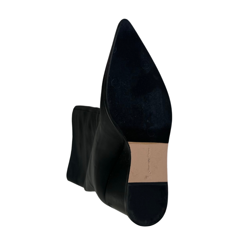 Gianvito Rossi Tall Leather Wedge Boots, 37.5