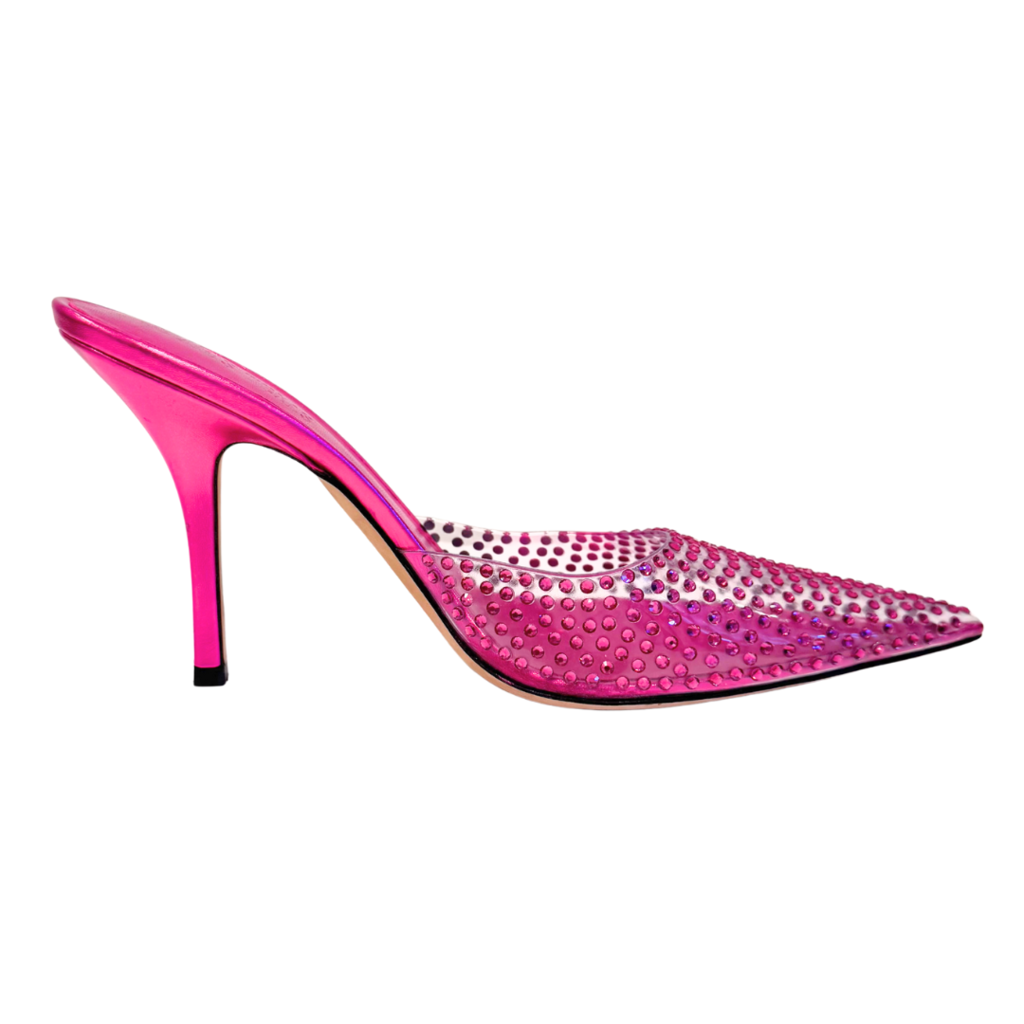 Paris Texas Rhinestone Pink Heel, 40
