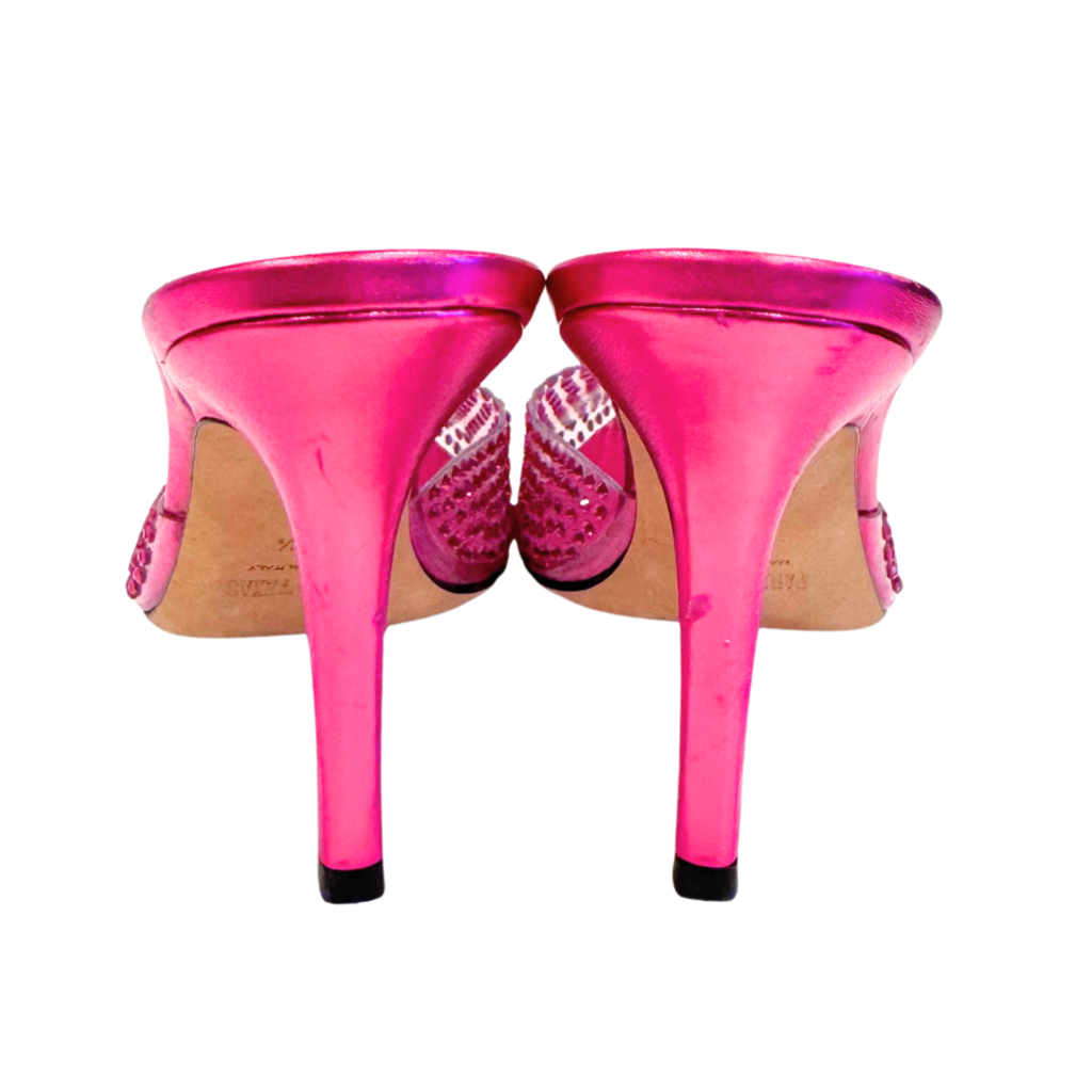 Paris Texas Rhinestone Pink Heel, 40