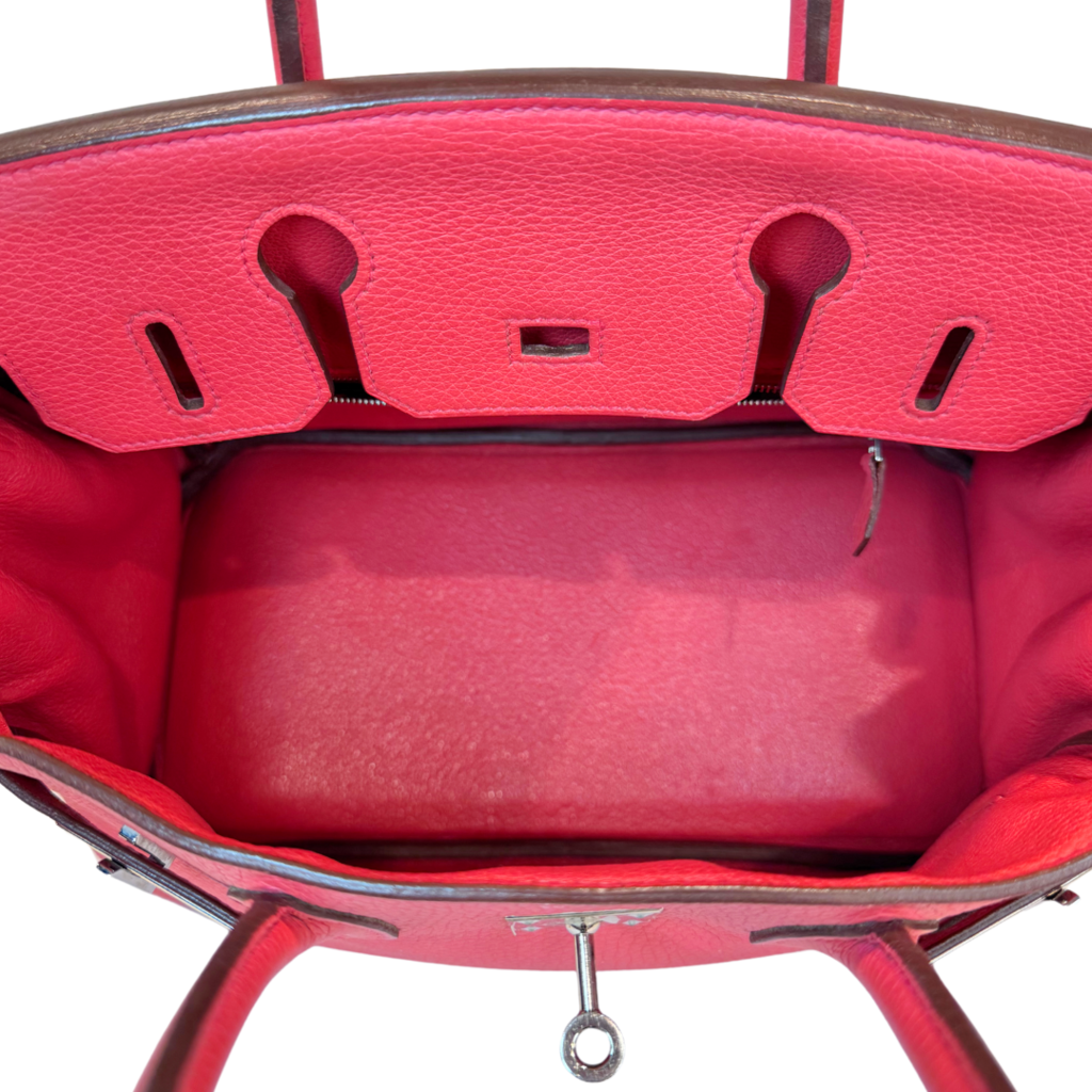 Hermès Birkin Rouge Pivoine Togo Palladium HW 30CM (2010)