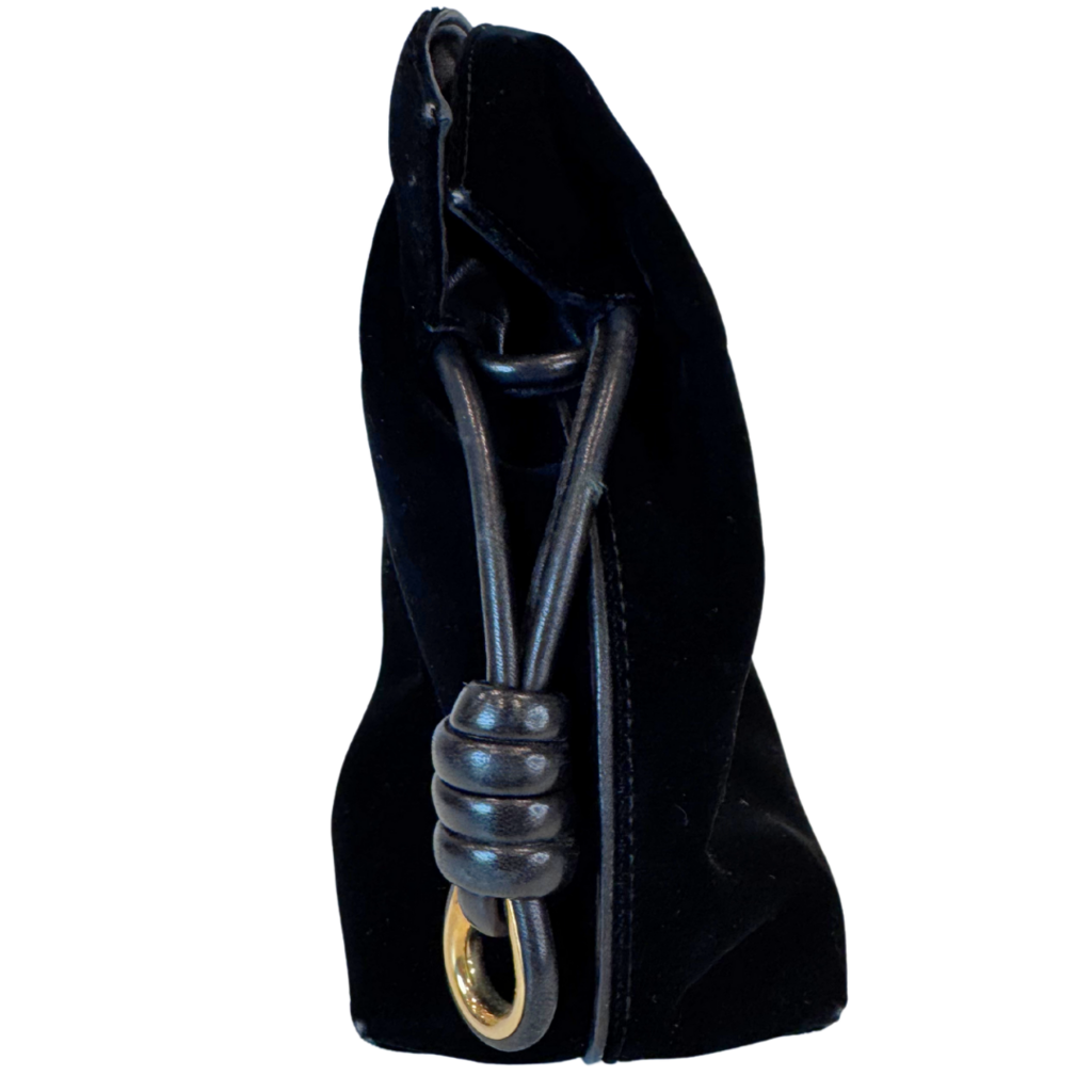 Loewe Black Velvet Flamenco Bag