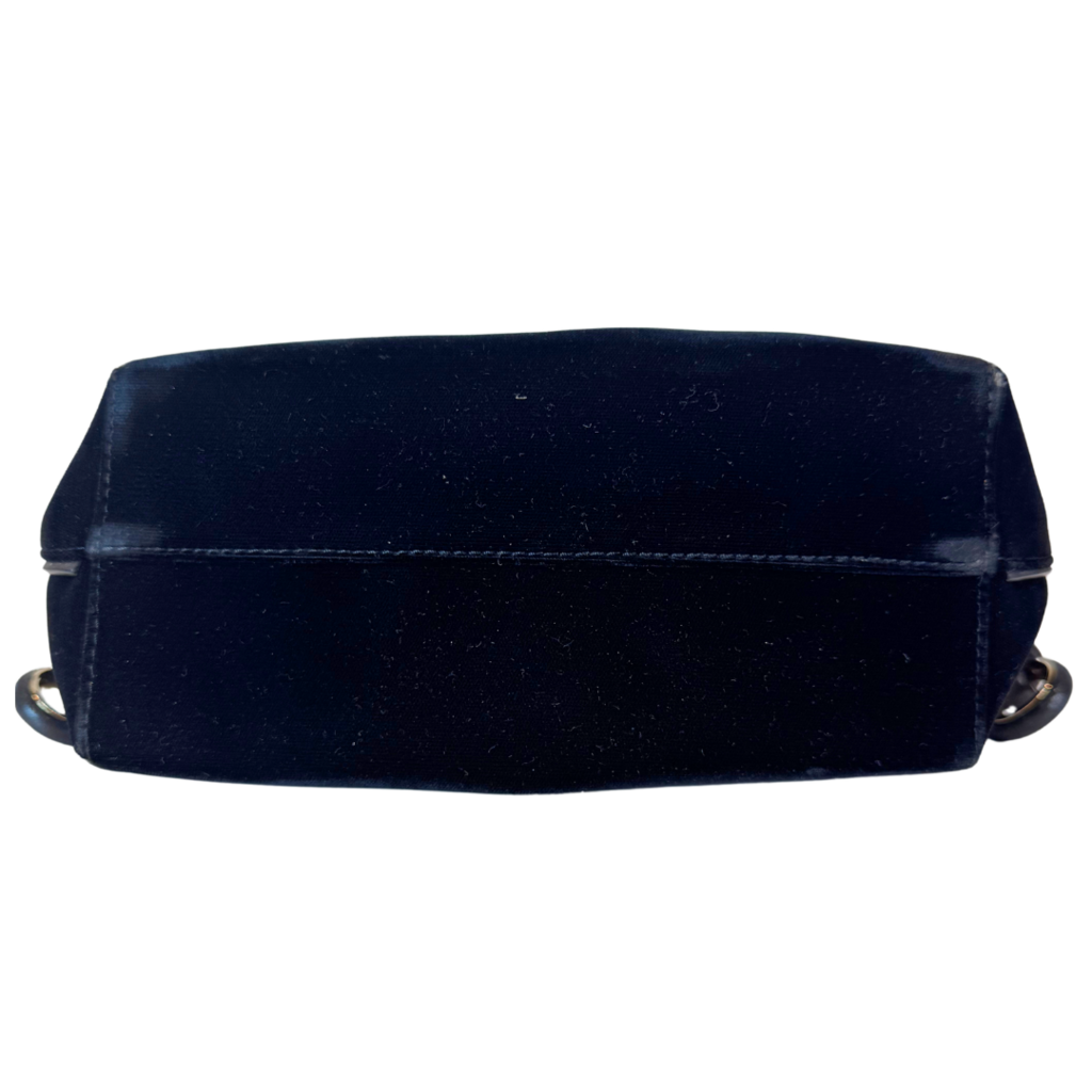 Loewe Black Velvet Flamenco Bag