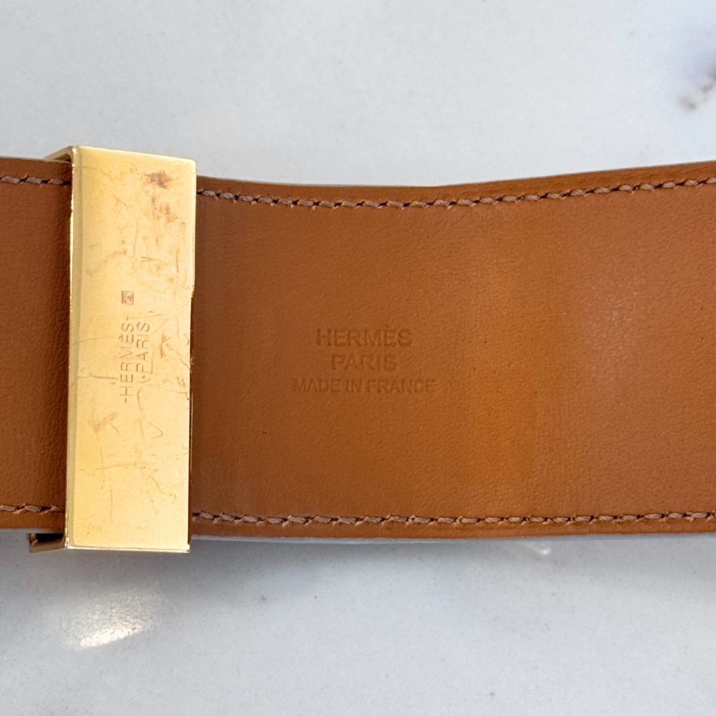 Hermes Lizard Leather Collier de Chien Leather Wrap Bracelet