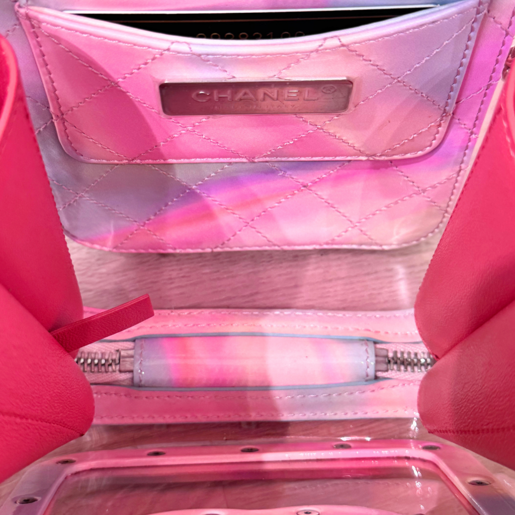 Chanel Pink PVC Vanity