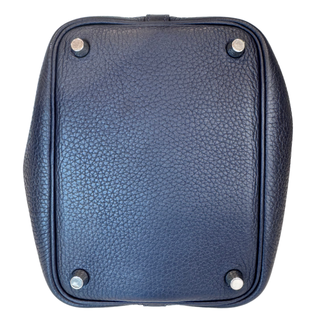 Hermes Navy Picotin 18 PHW