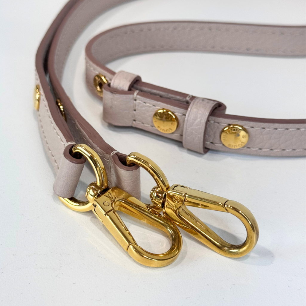 Louis Vuitton Beige Leather Twist Shoulder Bag