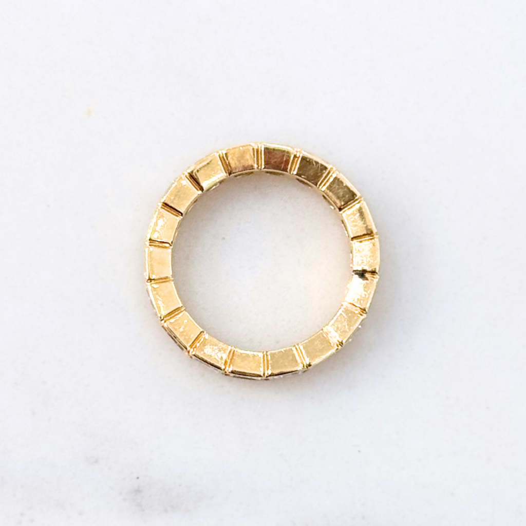 Material Good Gold Diamond Ring Size 4