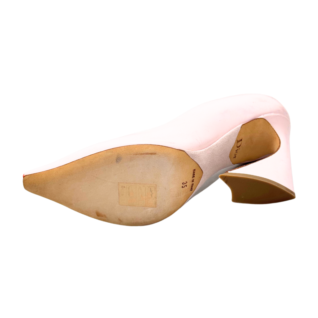 Christian Dior Pink Leather Pumps (AS IS), 35