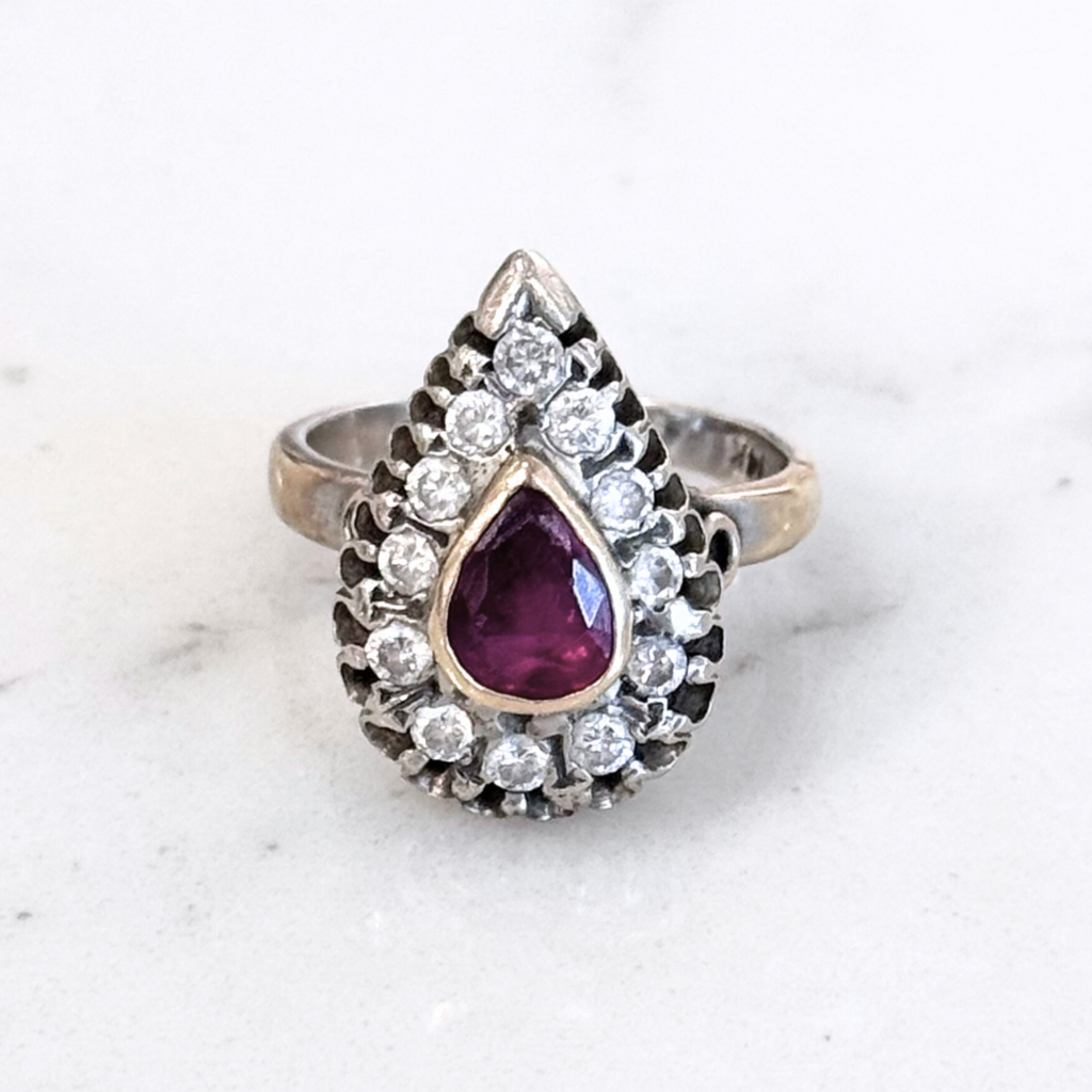 Antique Ruby & Diamond Ring