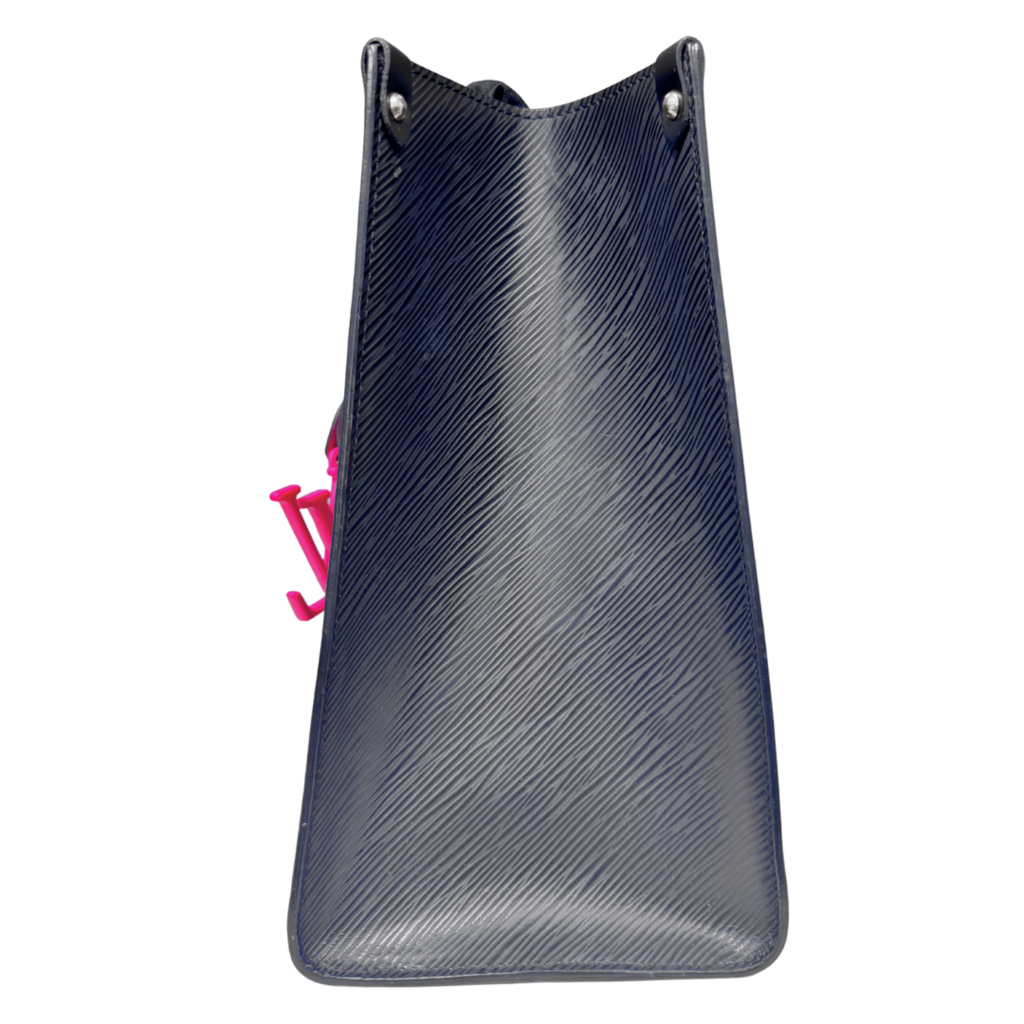 Louis Vuitton Black Epi Leather On The Go Bag