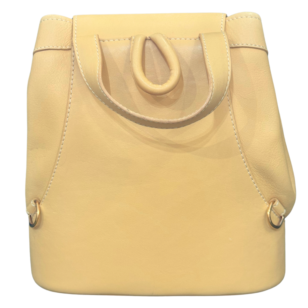 Loewe Yellow Leather Backpack