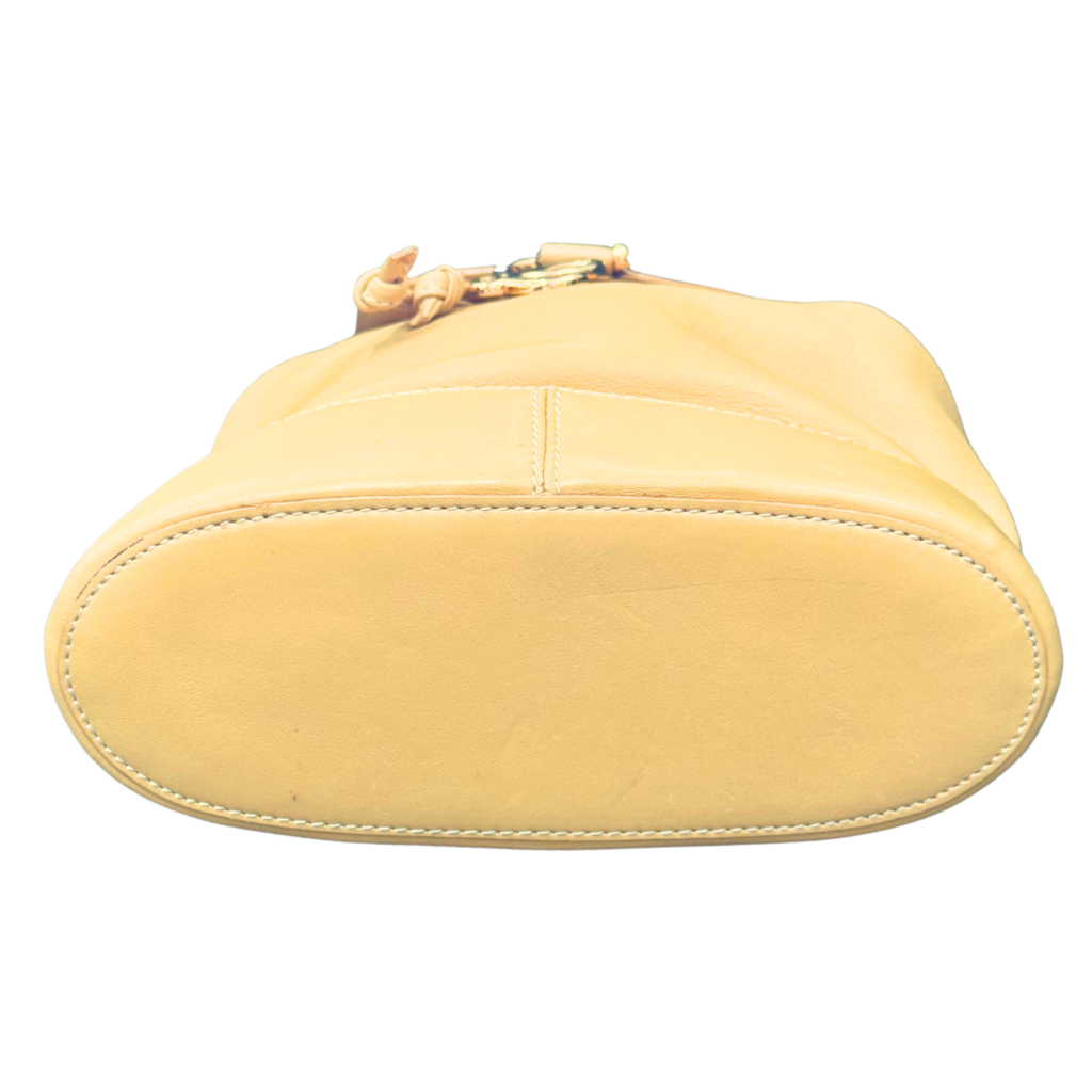 Loewe Yellow Leather Backpack