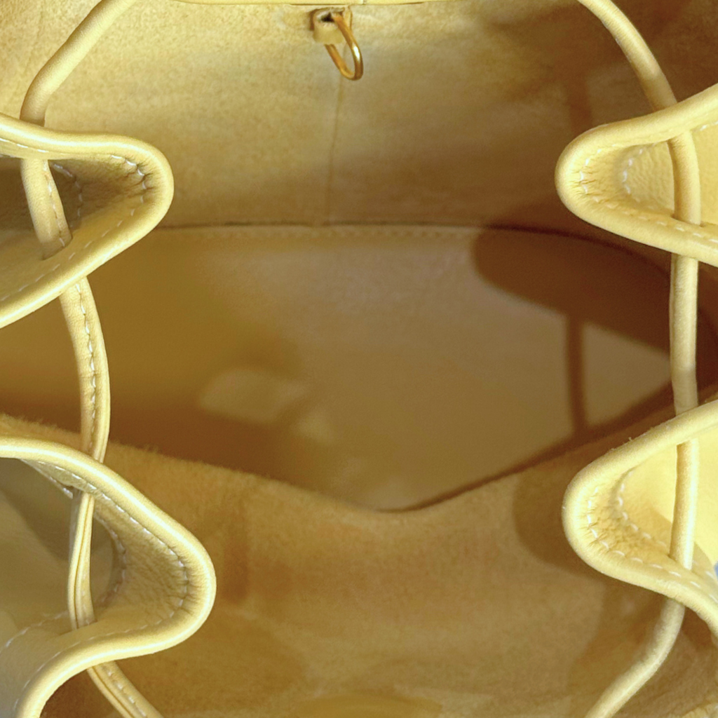 Loewe Yellow Leather Backpack