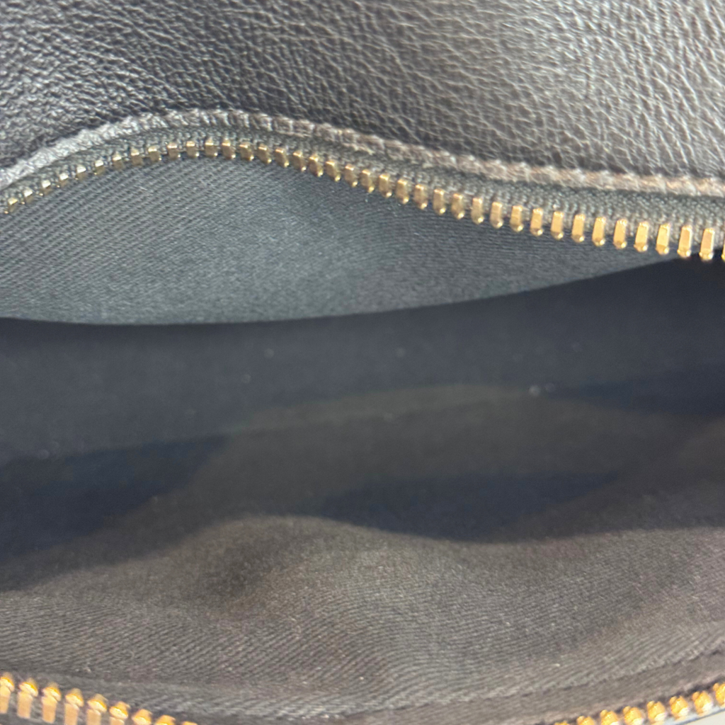 Chanel Black Glazed Caviar Camera Bag