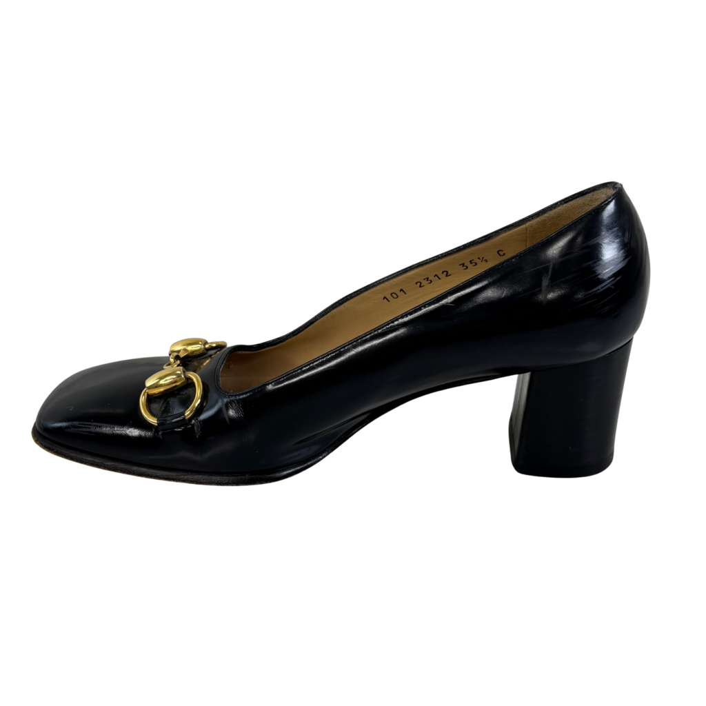 Gucci Black Horsebit Pump, 35.5