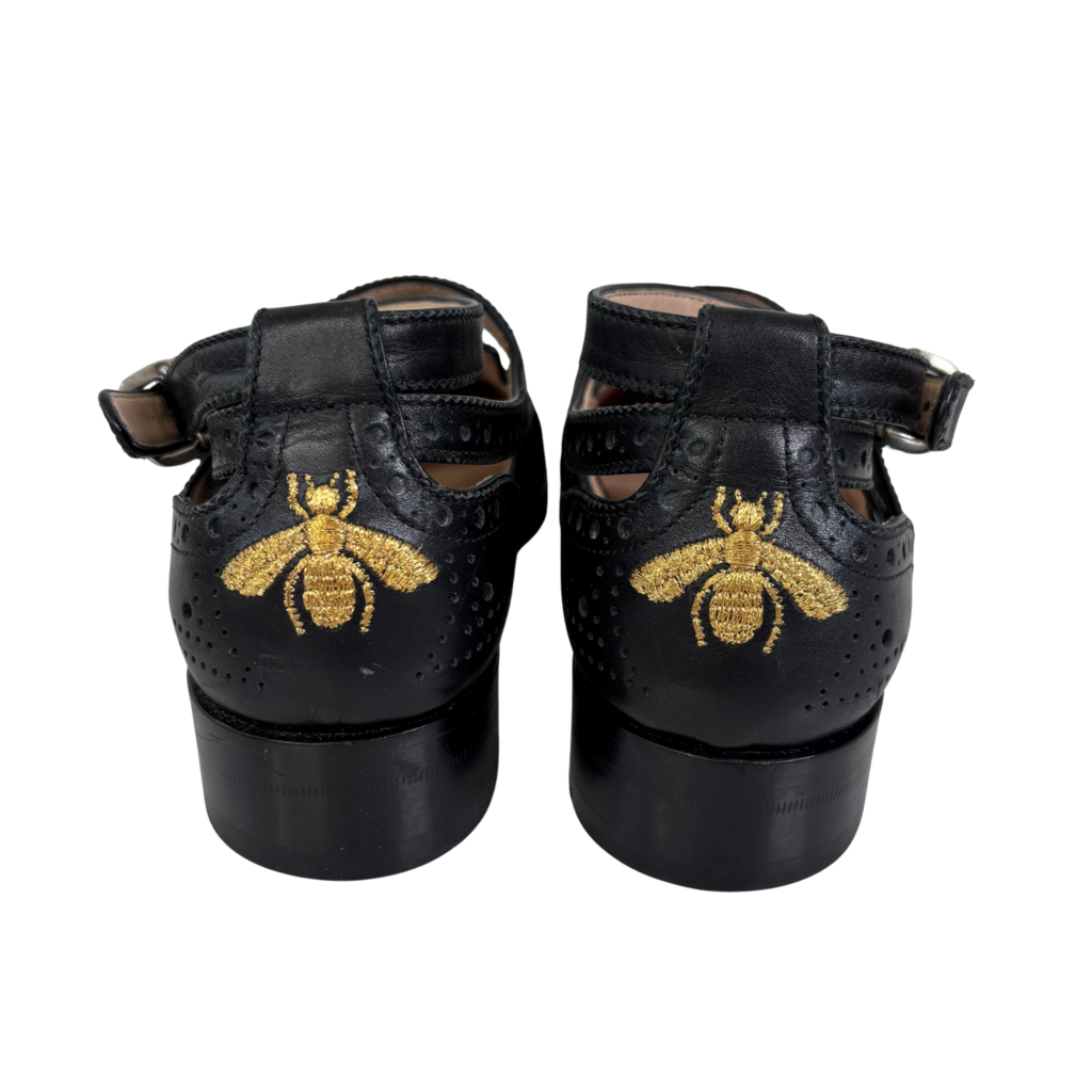 Gucci Queen Core Dionysus Accent Oxfords, 35.5