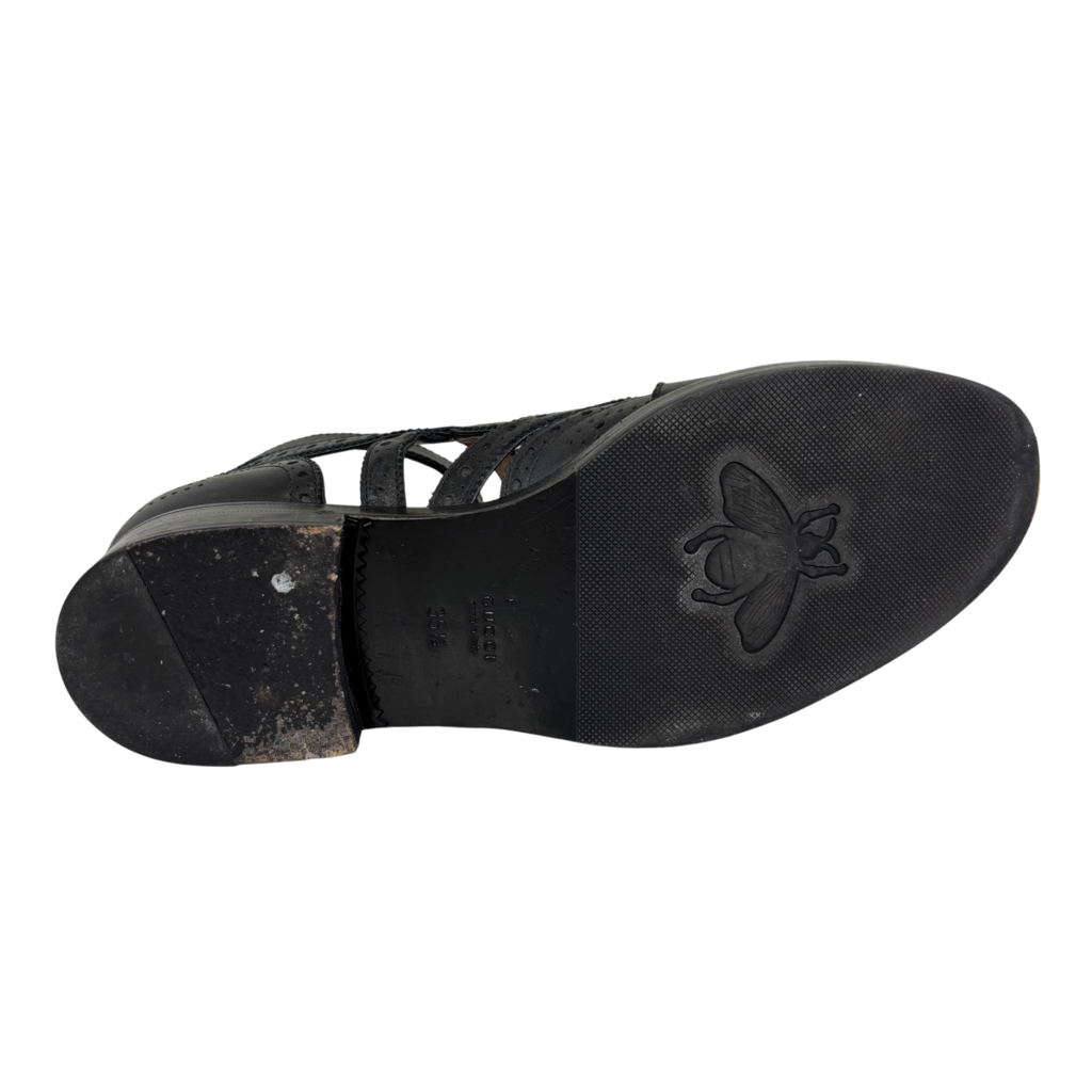 Gucci Queen Core Dionysus Accent Oxfords, 35.5