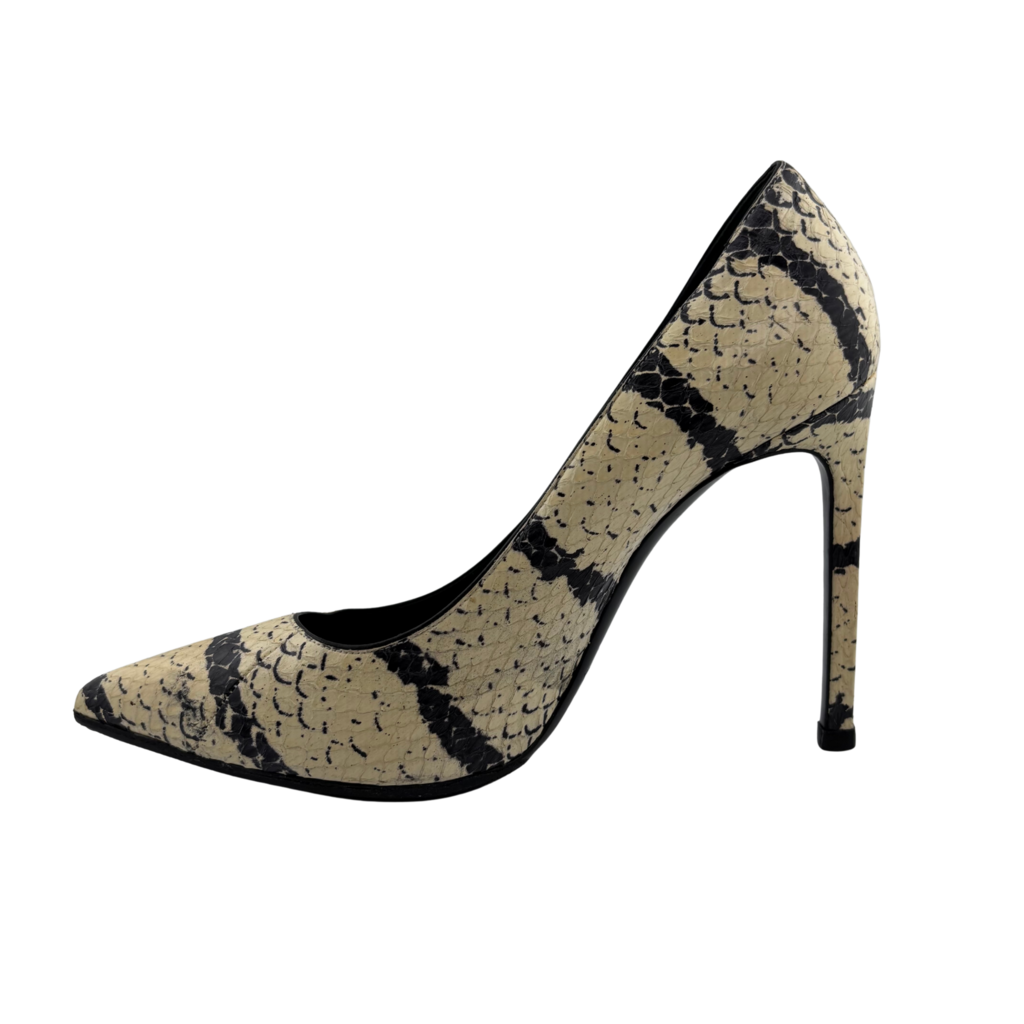 Saint Laurent Snakeskin Pumps, 38