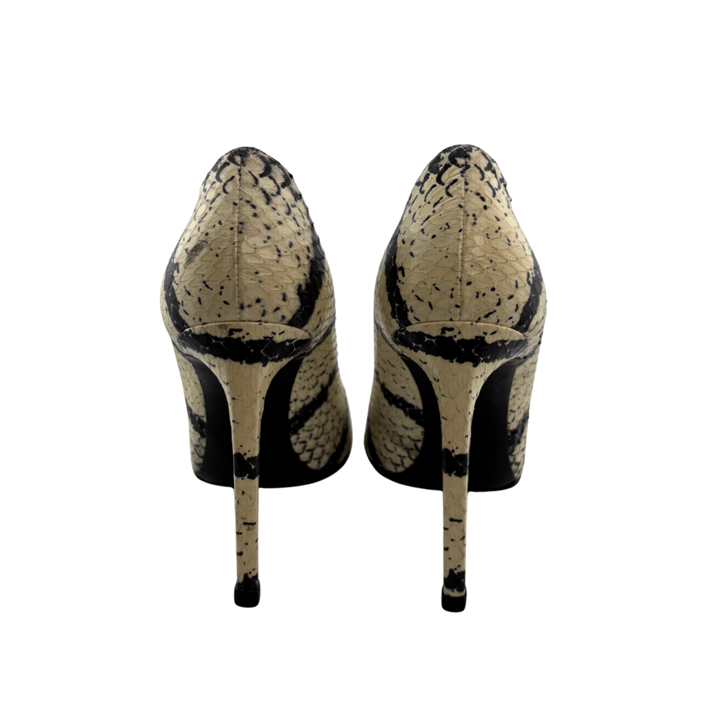 Saint Laurent Snakeskin Pumps, 38