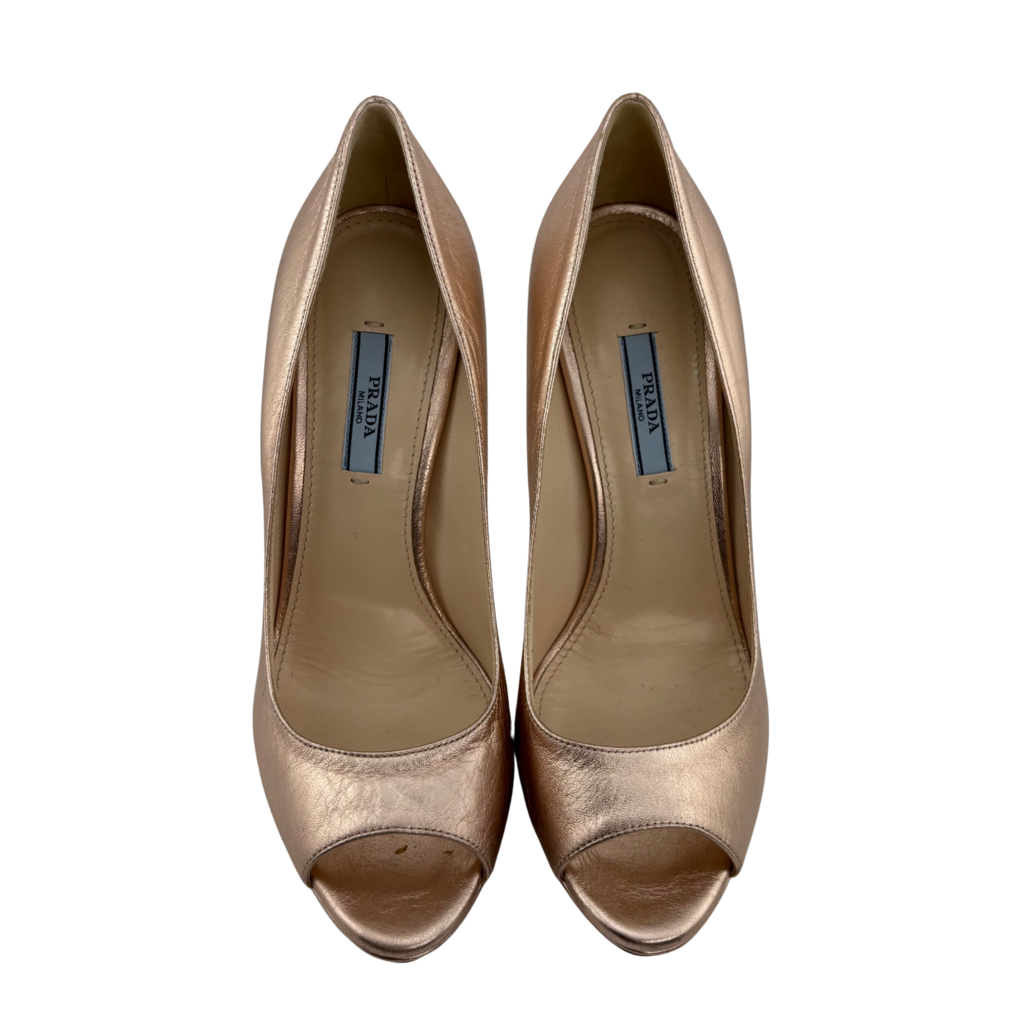 Prada Peep Toe Heel, 38.5