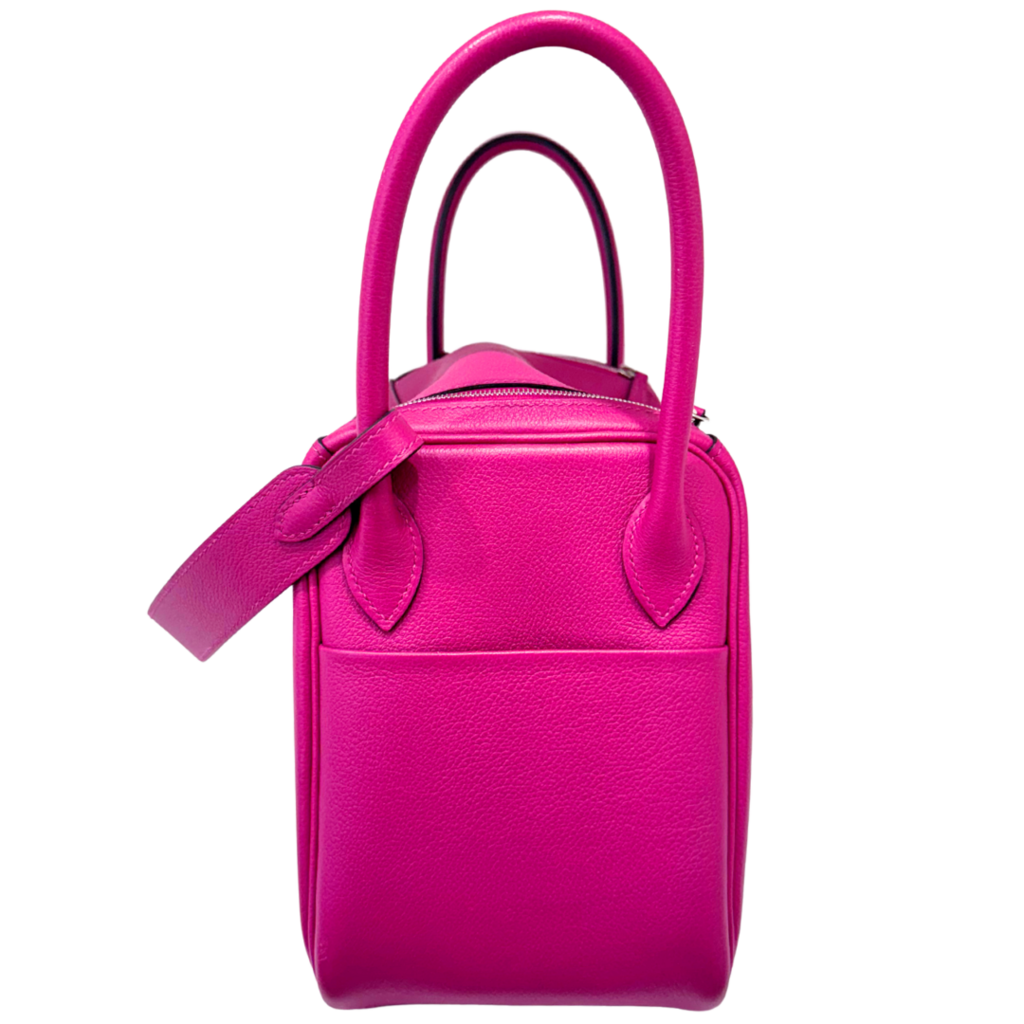 Hermès Lindy Rose Togo 26CM Palladium HW