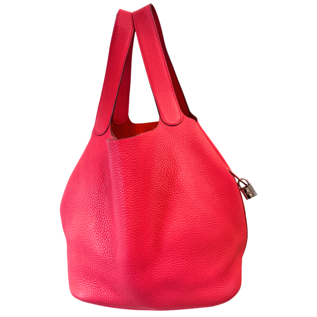 Hermès Coral Pink Pictoin 26CM Palladium HW