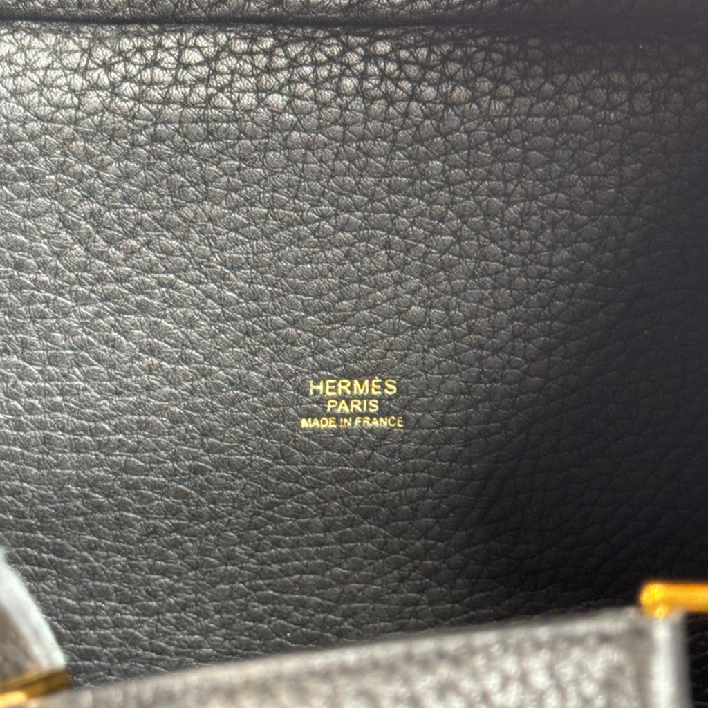 Hermès Black Picotin 18CM Gold HW