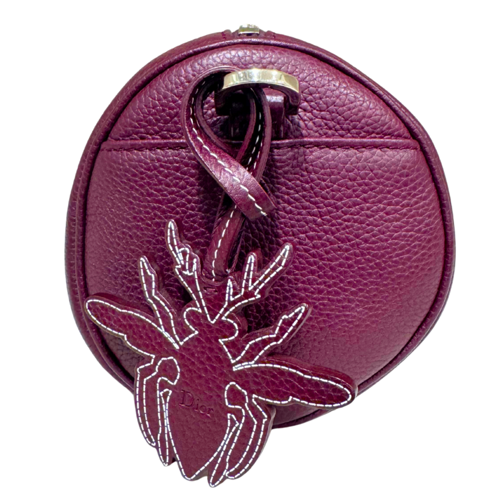 Dior Maroon Atelier Roller Bag