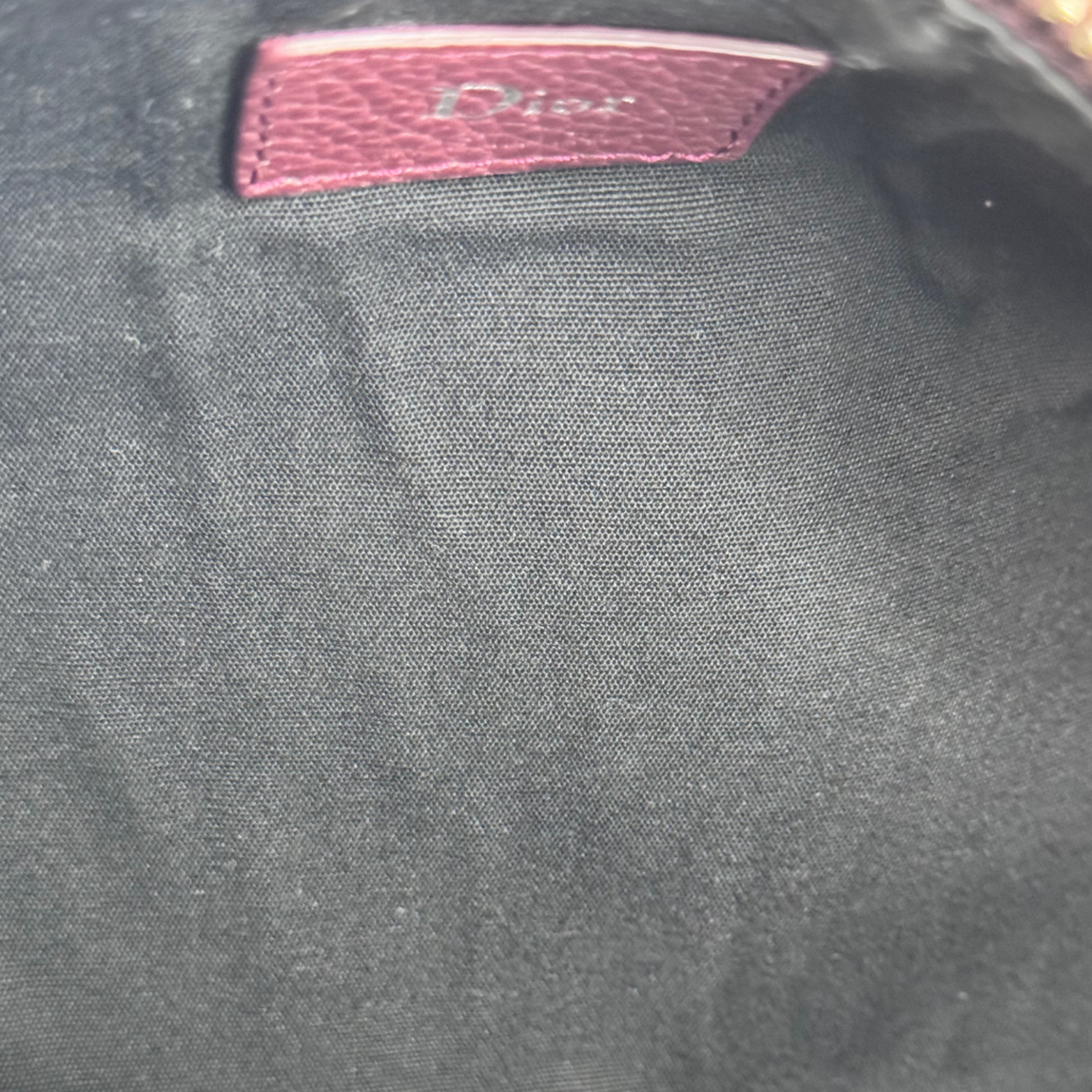 Dior Maroon Atelier Roller Bag