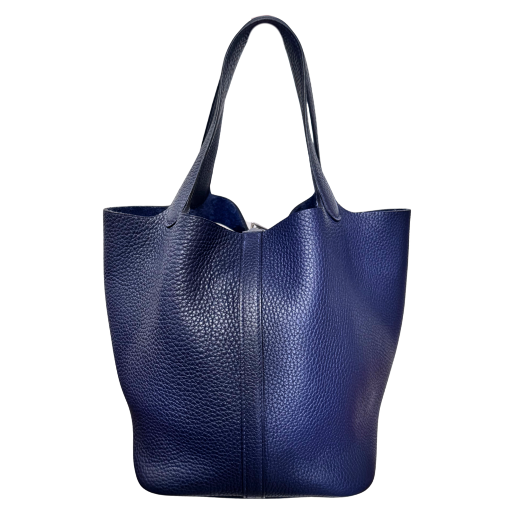 Hermès Navy Picotin 22CM Palladium HW