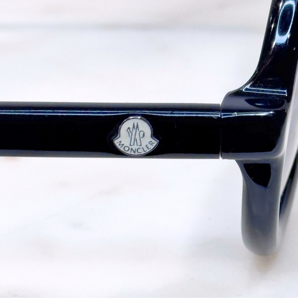 Moncler Black Round Sunglasses