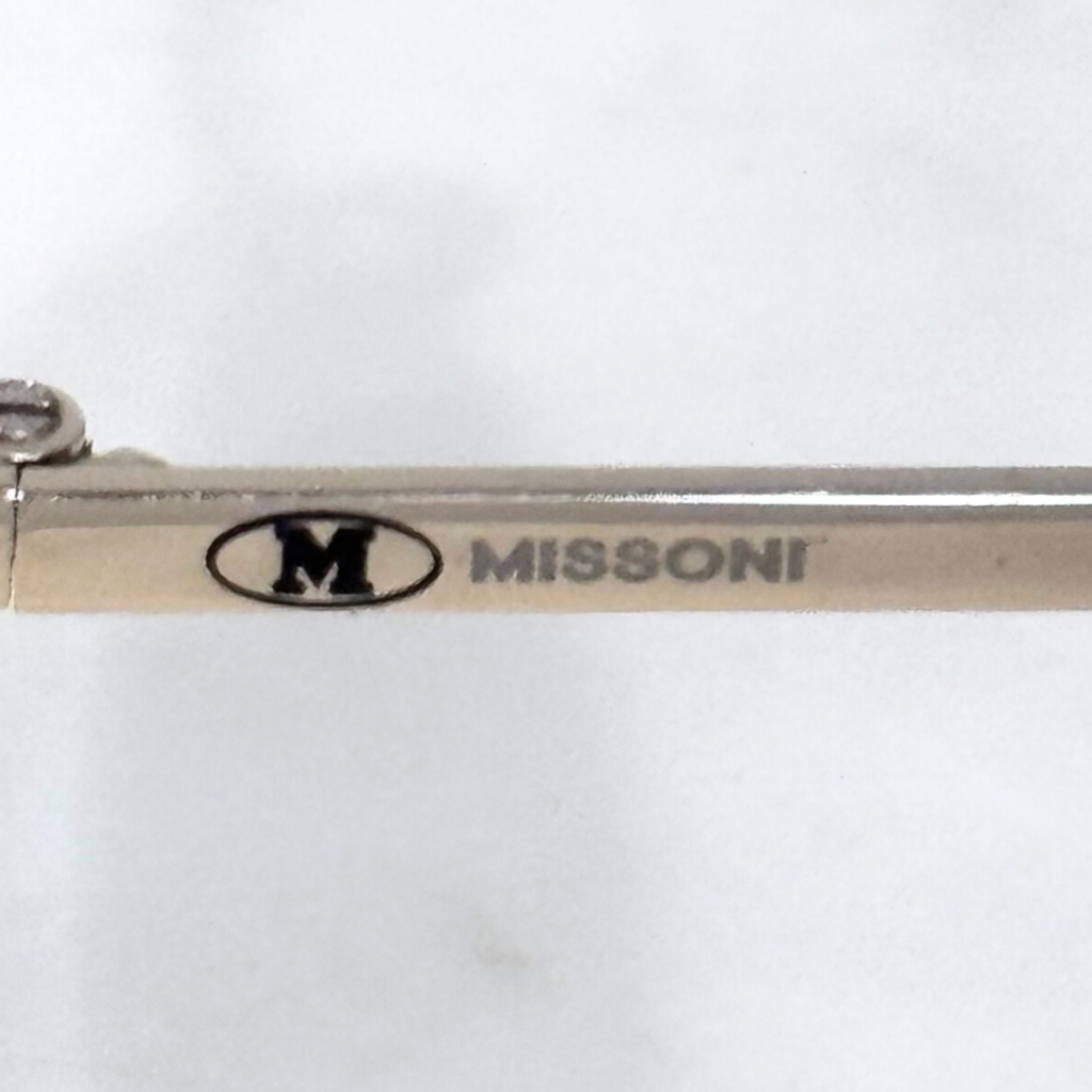 Missoni Metal Frame Black Trim Sunglasses w/ Case