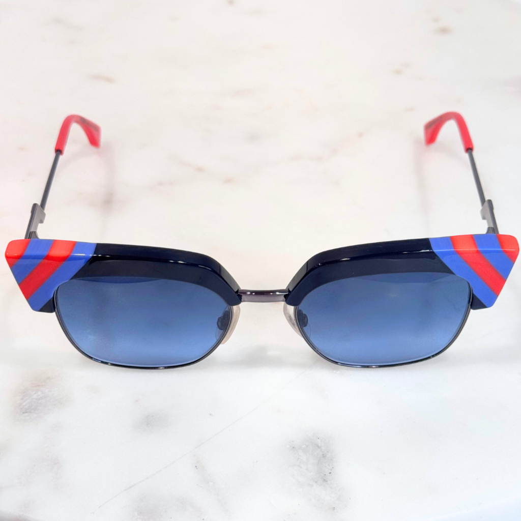 Fendi Red & Blue Sunglasses