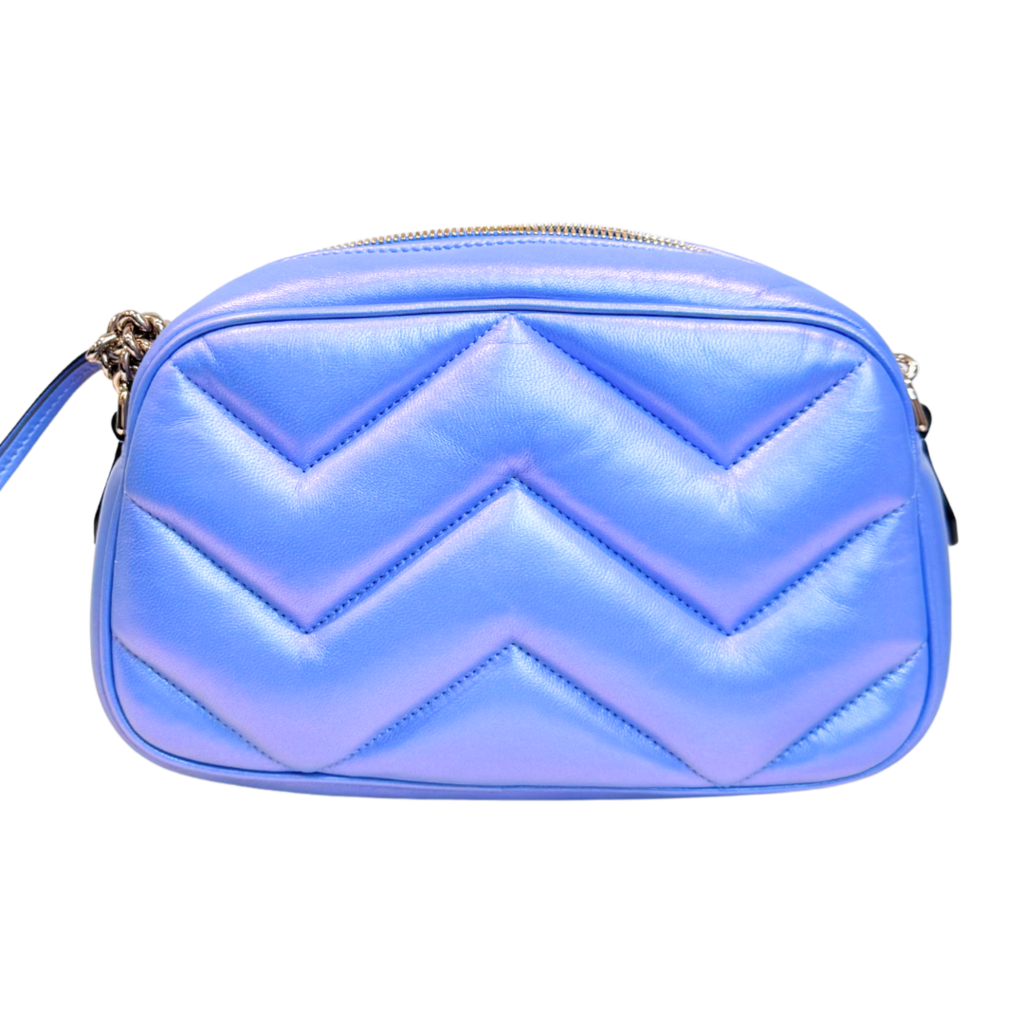 Gucci Marmont Blue & Purple Iridescent Bag