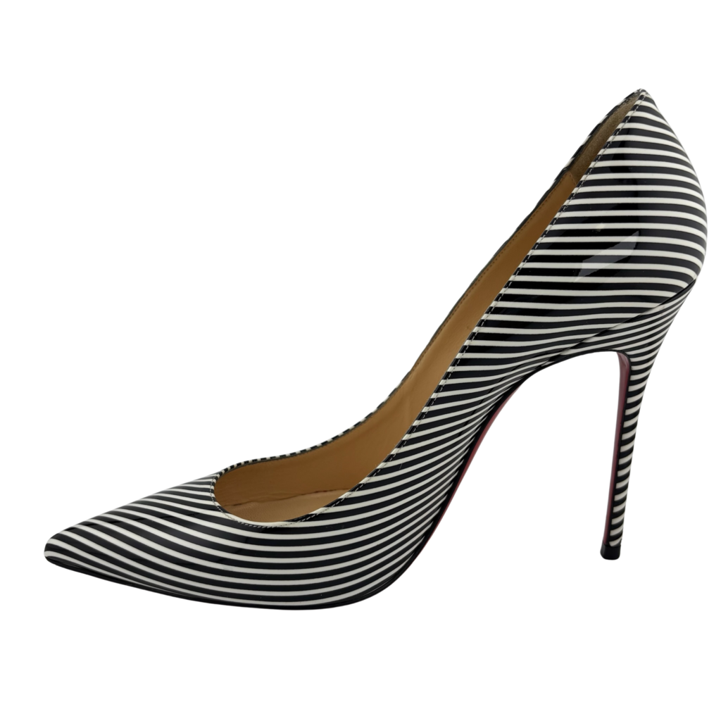 Christian Louboutin Striped Pumps, 39