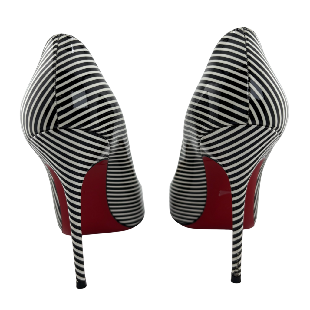 Christian Louboutin Striped Pumps, 39