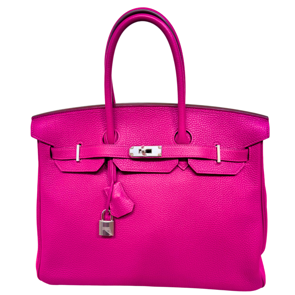 Hermès Birkin Rose Pourpre Togo 35CM Palladium HW (2011)