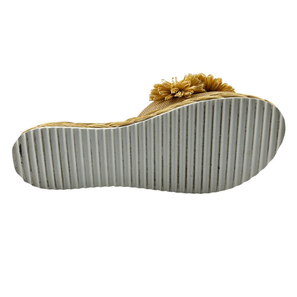 Prada Raffia Sandal, 39