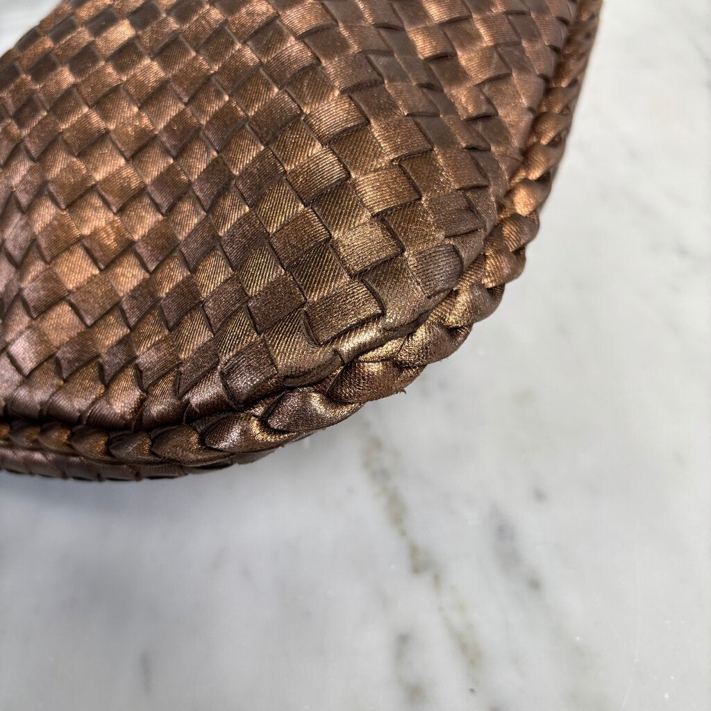 Bronze Intrecciato Hobo Bag