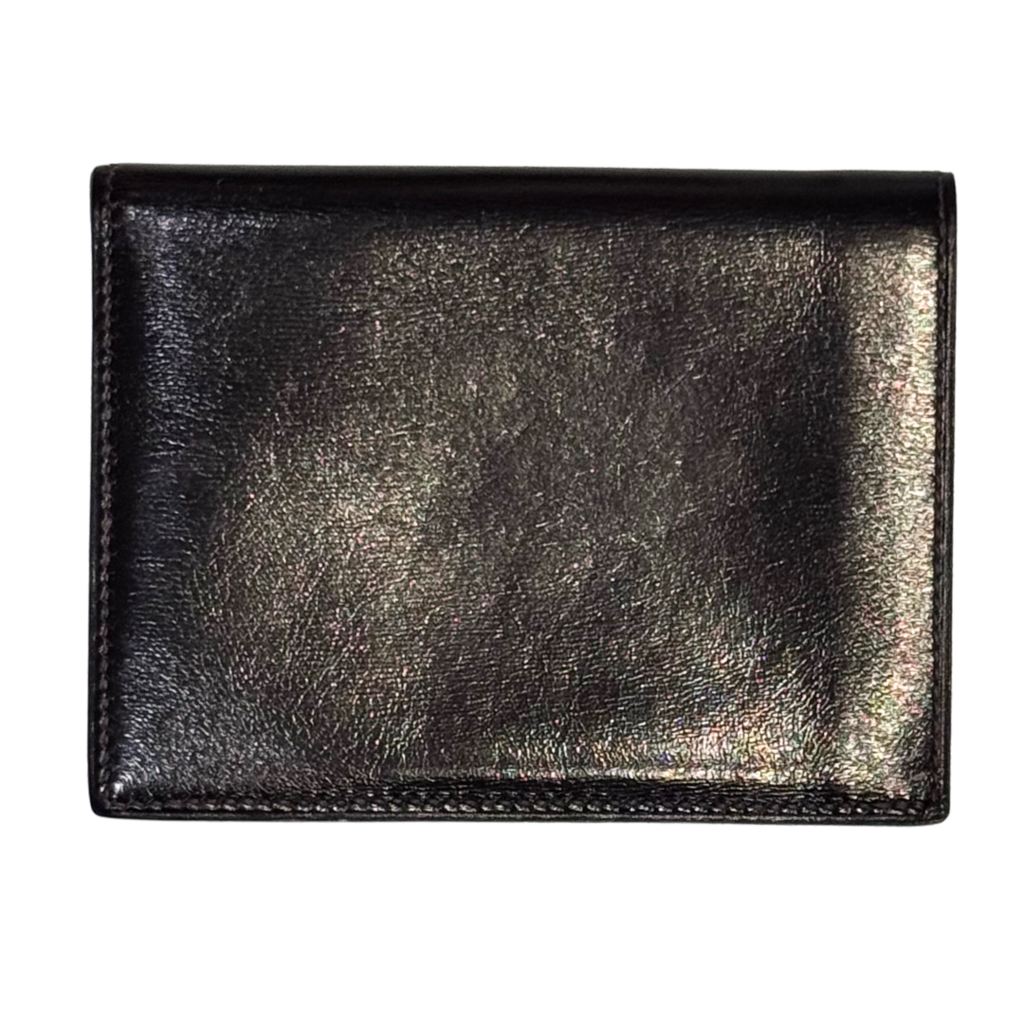 Hermès Brown Leather Bi Fold Wallet