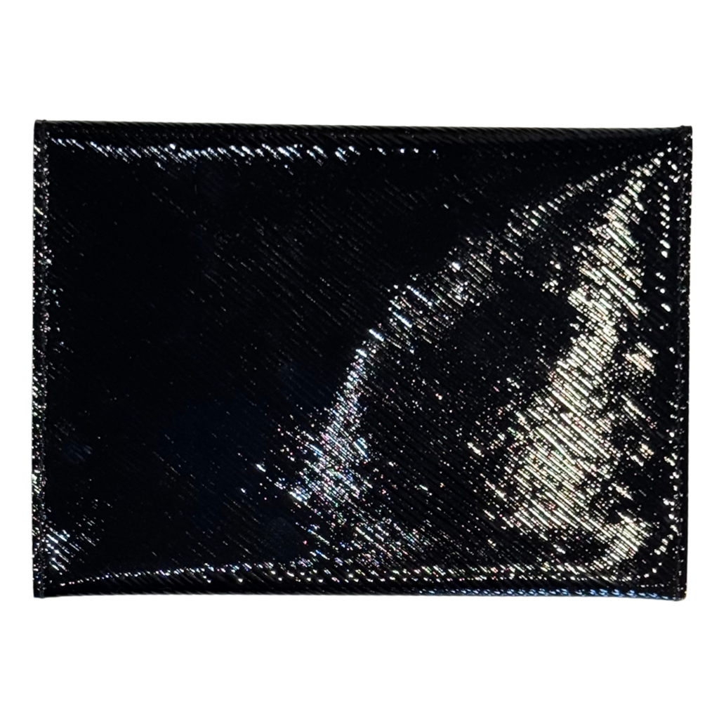 Louis Vuitton Black Patent Epi Leather Envelope Clutch