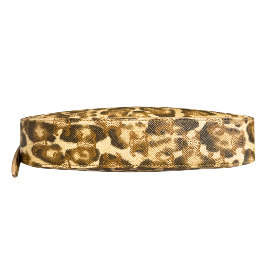 Celine Leopard Print Shoulder Bag