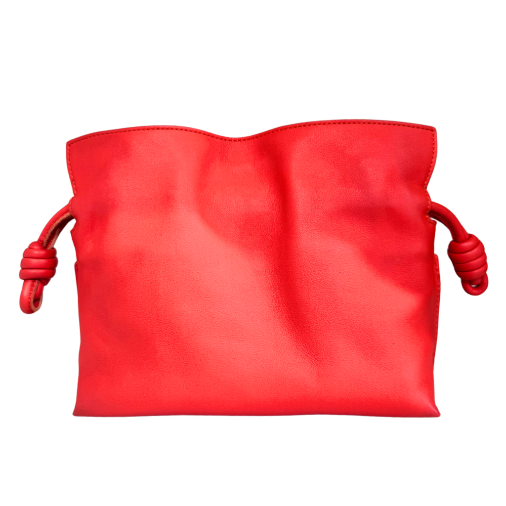 Loewe Red Leather Flamenco Crossbody Mini