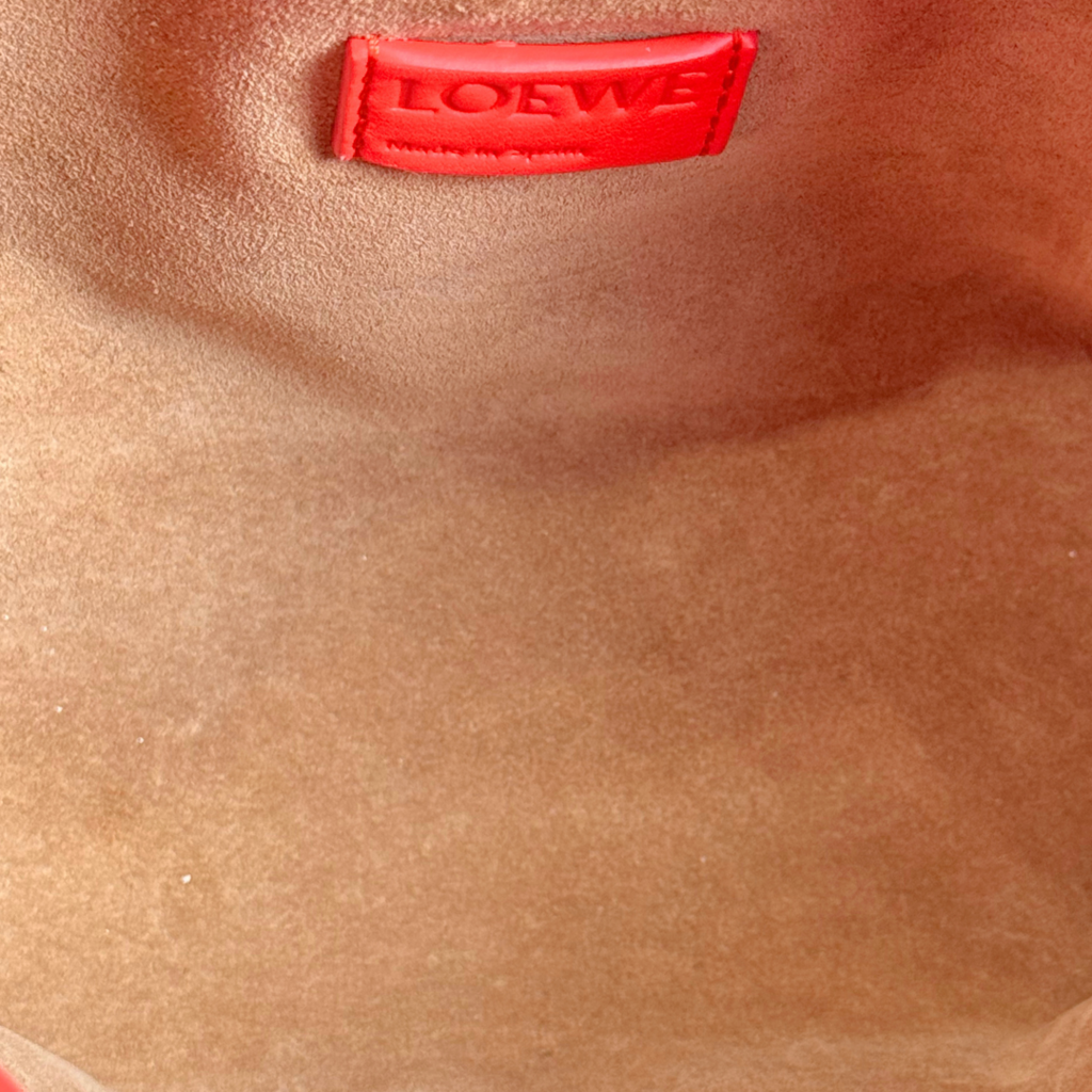 Loewe Red Leather Flamenco Crossbody Mini