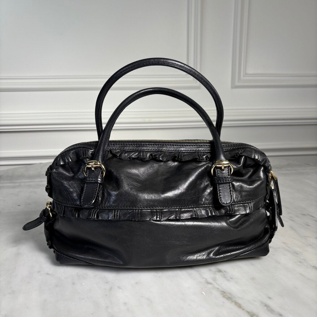 Black Leather Tote