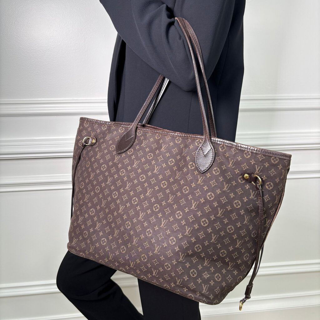 Brown Neverfull MM Tote