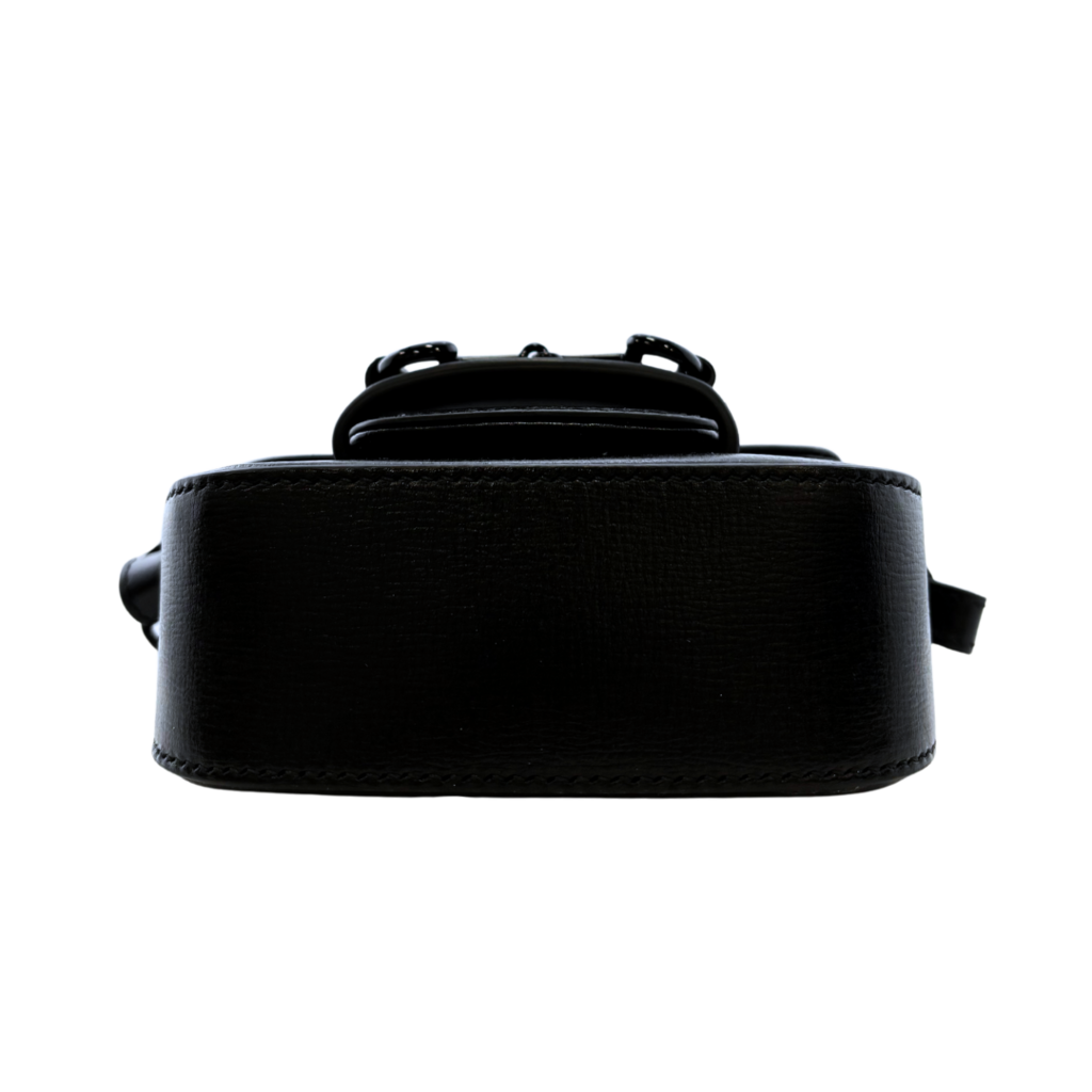 Black on Black Mini 1955 Horsebit Crossbody (3250)