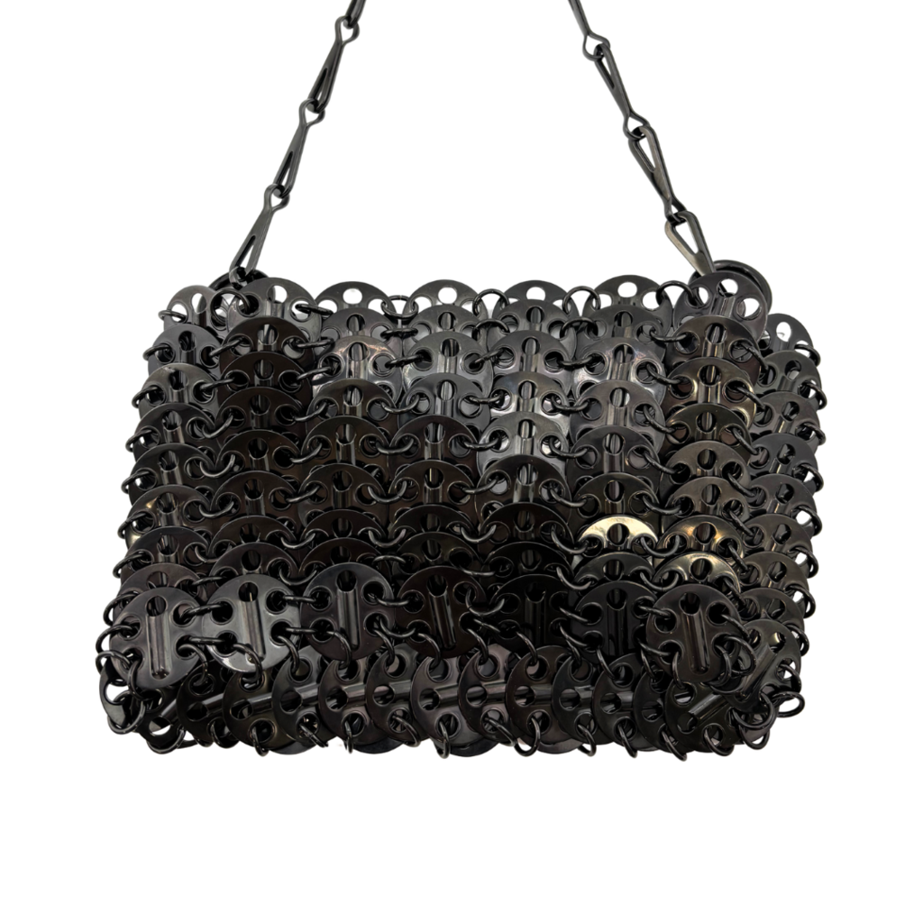 Black Nano Chain Shoulder Bag (est 1025)