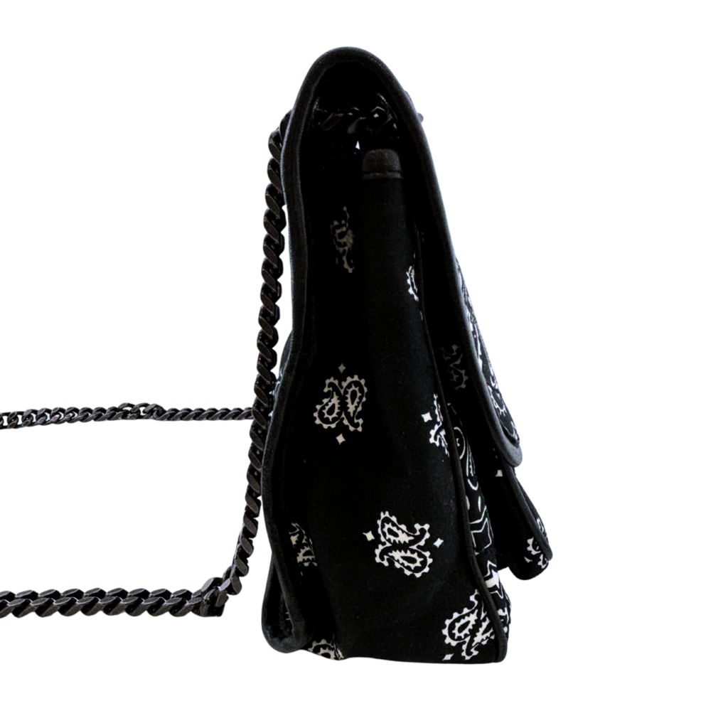 Black/White Niki Bandana Monogram Shoulder Bag (2290)