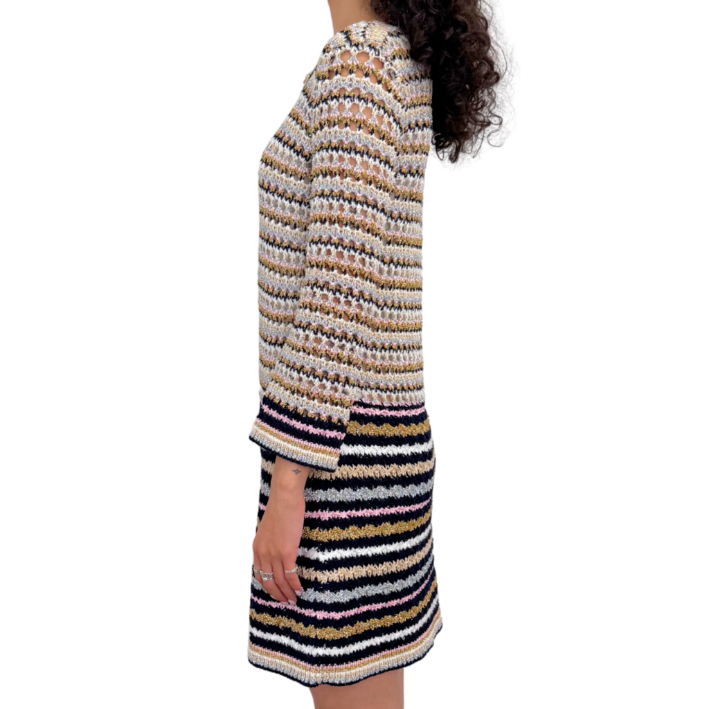 Chanel Multicolor Knit Dress (2024), S